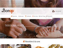 Tablet Screenshot of bon-ap.com